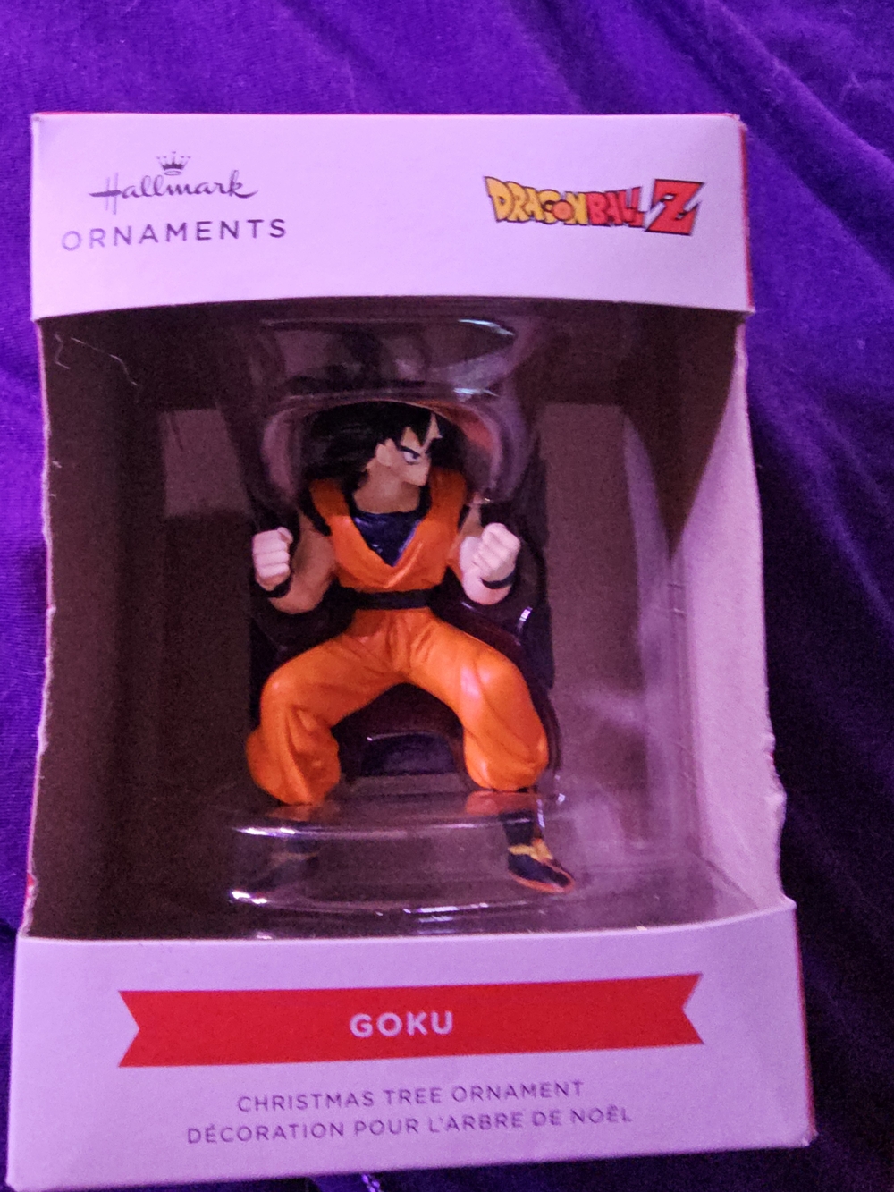 Hallmark Dragon Ball Z Goku Ornament in Orange NIB Retail $16.95